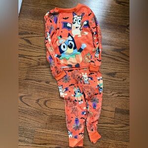 Lucy Orange Halloween Character Pajama Bottoms for Kids